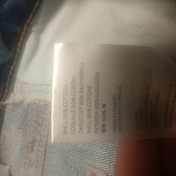 NWT BDG Urban Outfitters High Rise Baggy Petite Jeans Size 25 - Picture 6 of 8